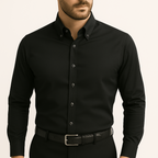 Camisa-Social-Slim-Calviori-em-Seda-Gelo-Preto