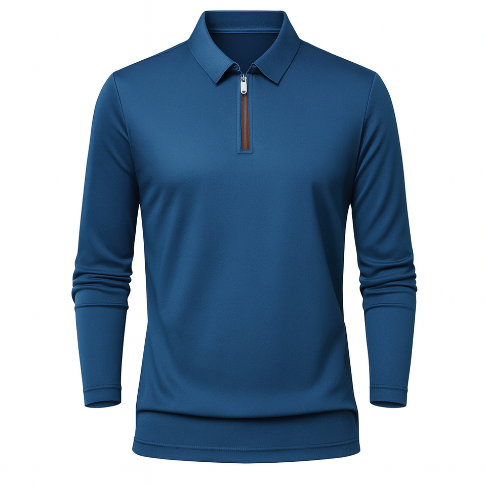 Camisa-Social-com-Ziper-Calviori-Azul