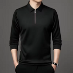 Camisa-Social-com-Ziper-Calviori-Preto