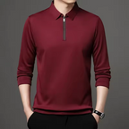 Camisa-Social-com-Ziper-Calviori-Vermelho