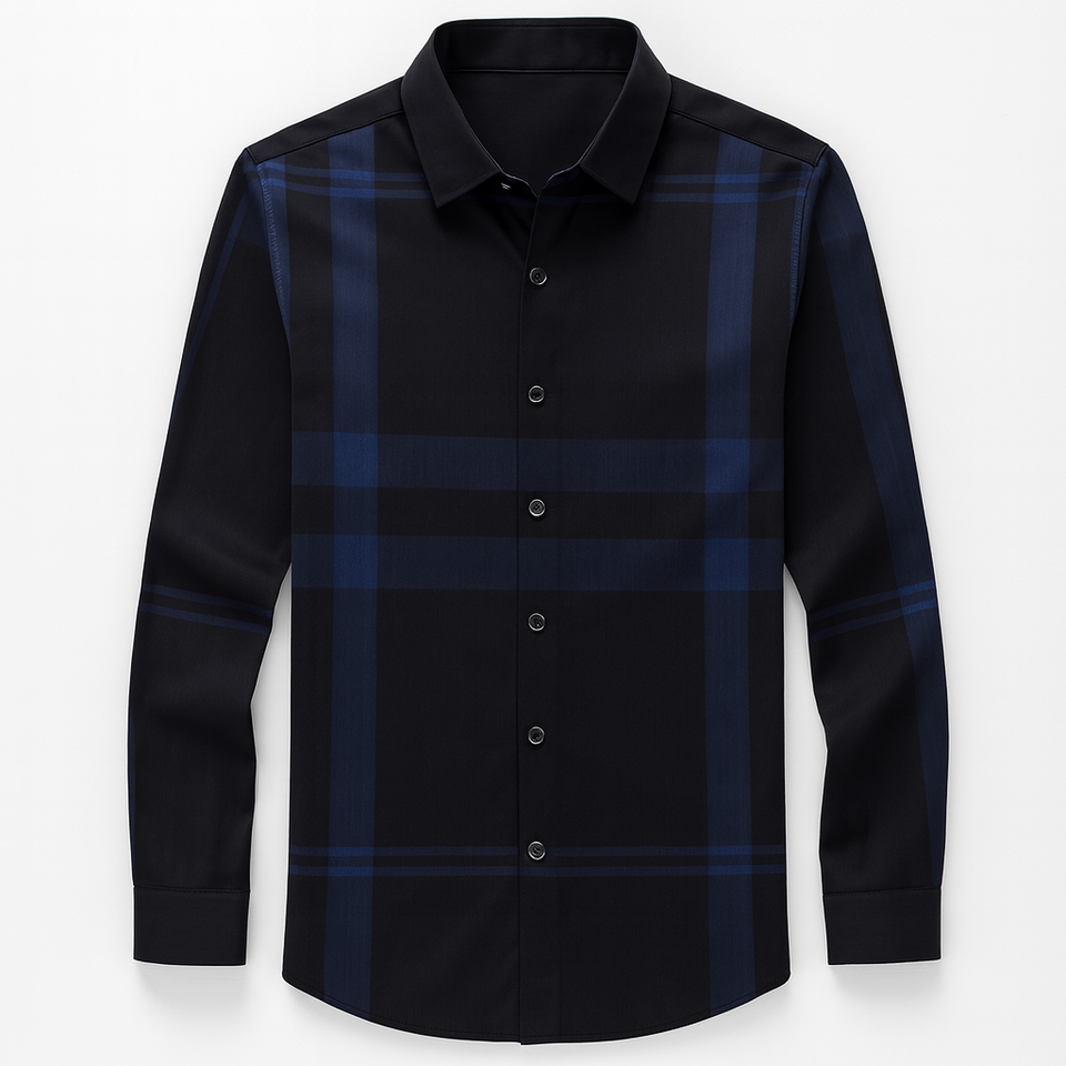 Camisa-Social-de-Seda-Xadrez-Calviori-1