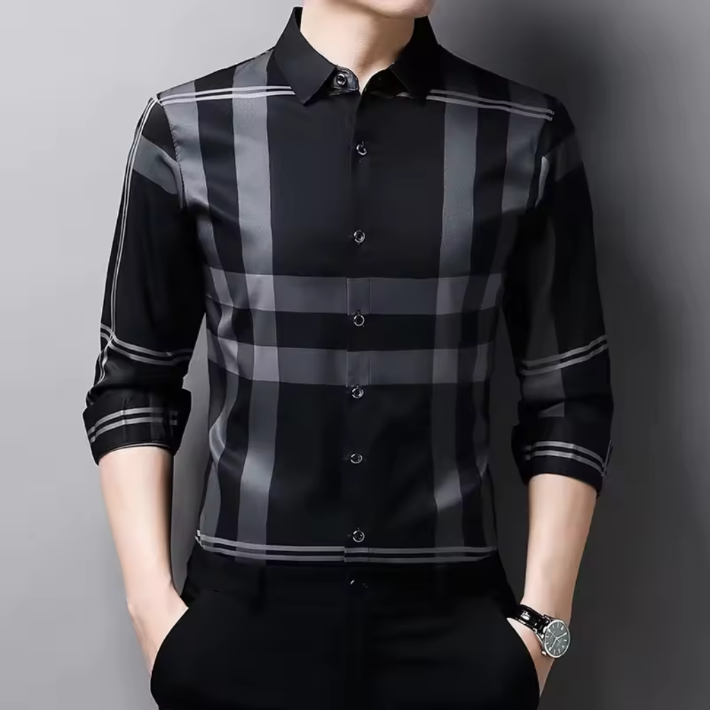 Camisa-Social-de-Seda-Xadrez-Calviori-5