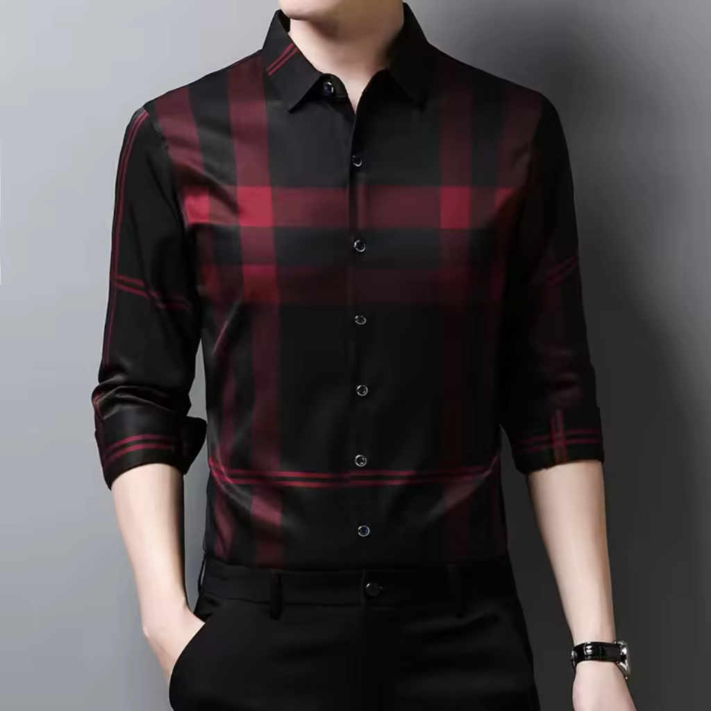 Camisa-Social-de-Seda-Xadrez-Calviori-7