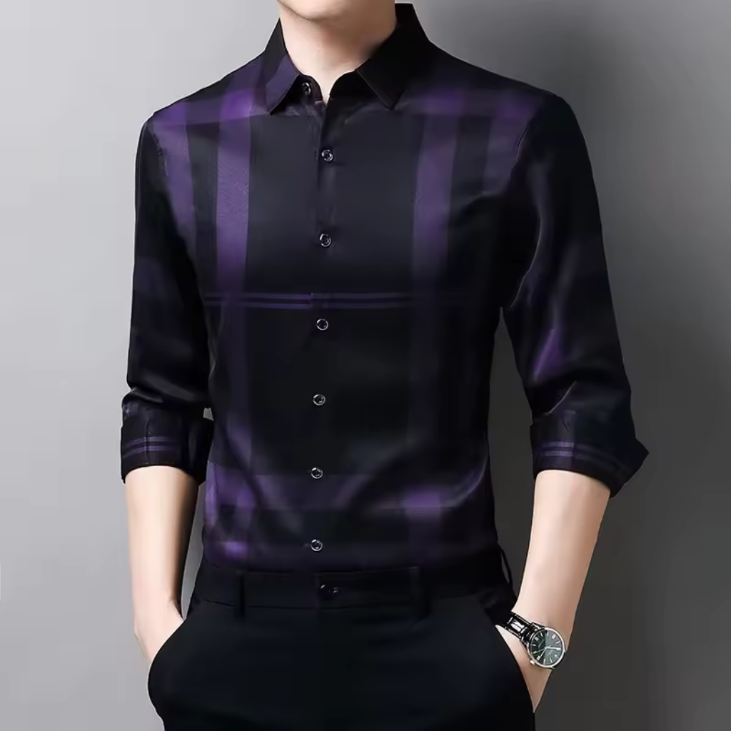 Camisa-Social-de-Seda-Xadrez-Calviori-8
