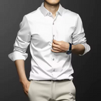 Camisa-Social-de-Seda-em-Gelo-Calviori-Branco
