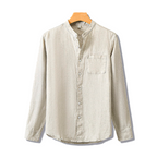 Camisa-de-Linho-Calviori-Amalfi-Bege