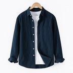 Camisa-de-Linho-Calviori-Blu-Marino-1