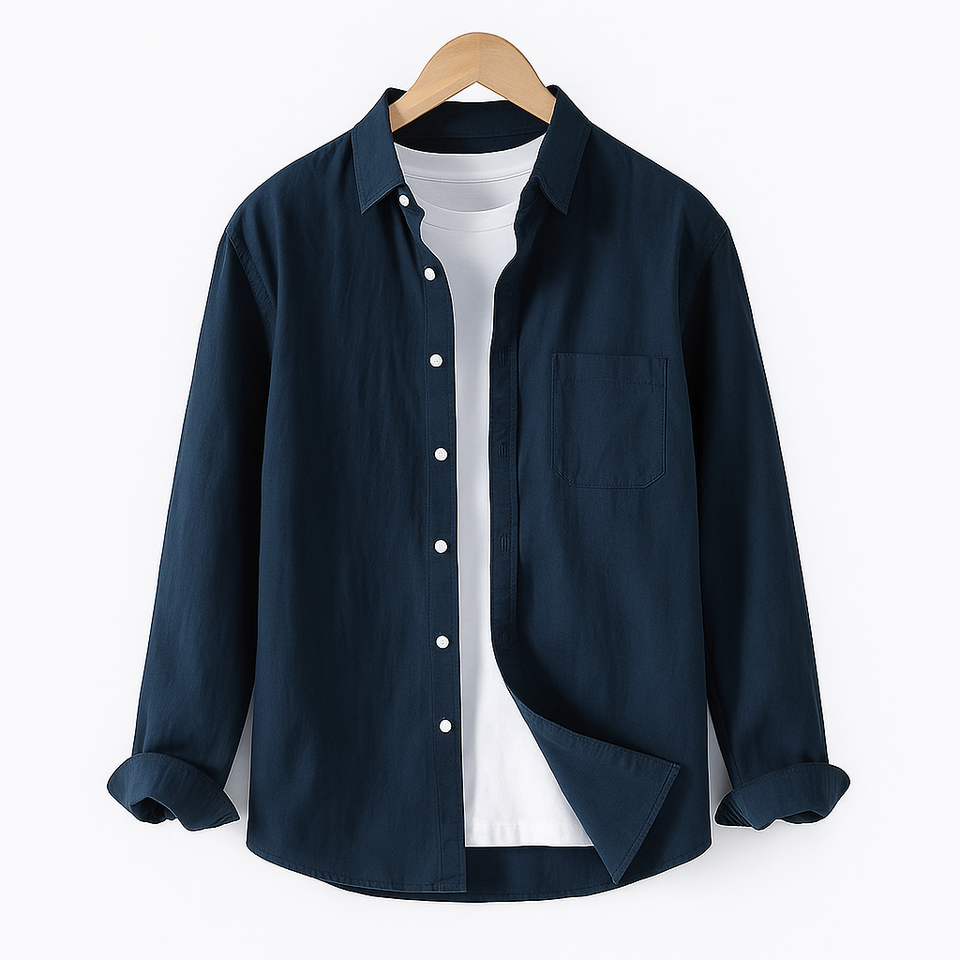 Camisa-de-Linho-Calviori-Blu-Marino-1