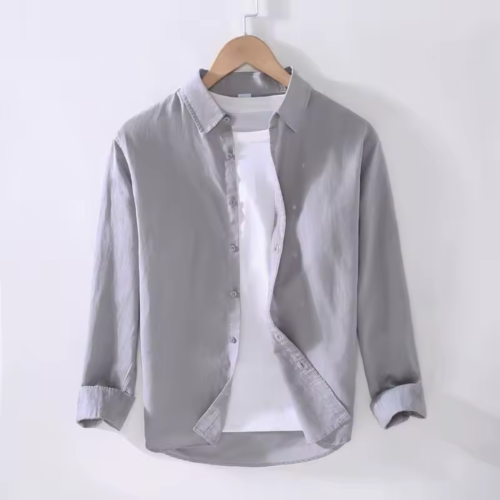 Camisa-de-Linho-Calviori-Blu-Marino-4