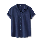 Camisa-de-Linho-Calviori-Capri-Azul-Marinho
