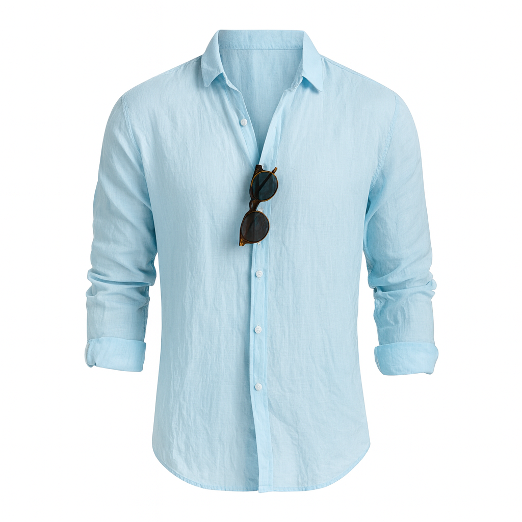 Camisa-de-Linho-Calviori-Capri-Blue-1