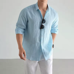Camisa-de-Linho-Calviori-Capri-Blue-3