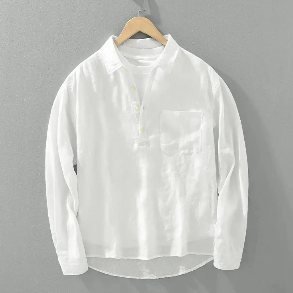Camisa-de-Linho-Masculina-Calviori-Casual-3