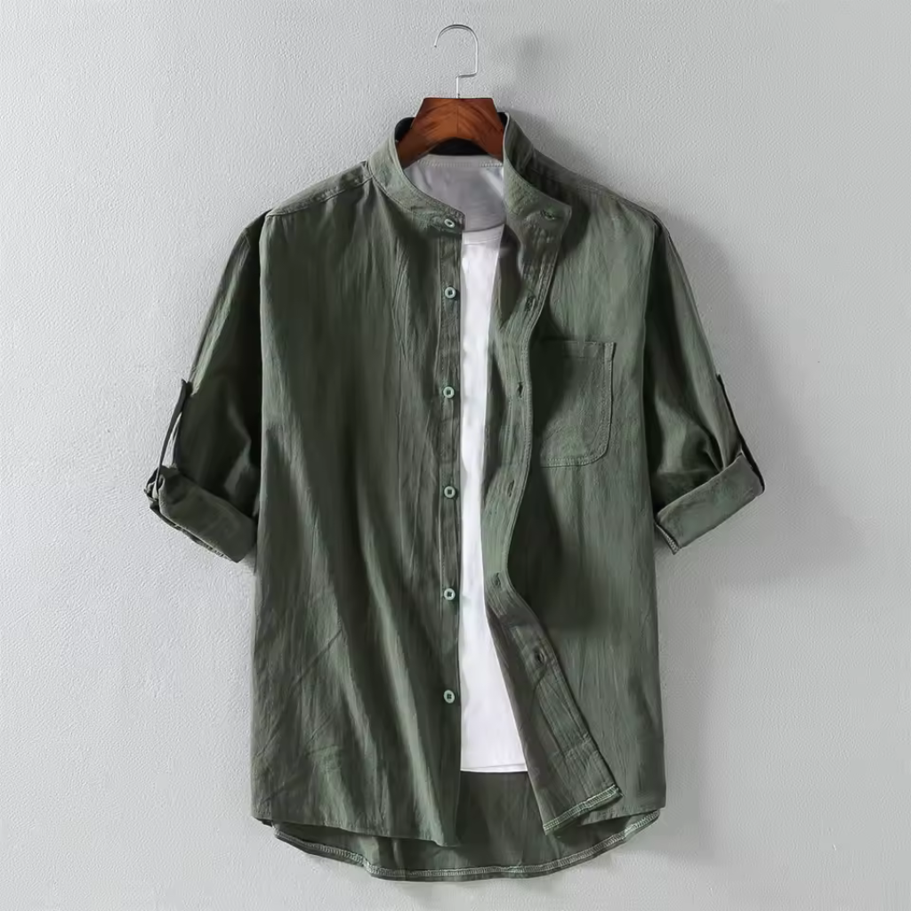 Camisa-de-Linho-Masculina-Calviori-Class-2