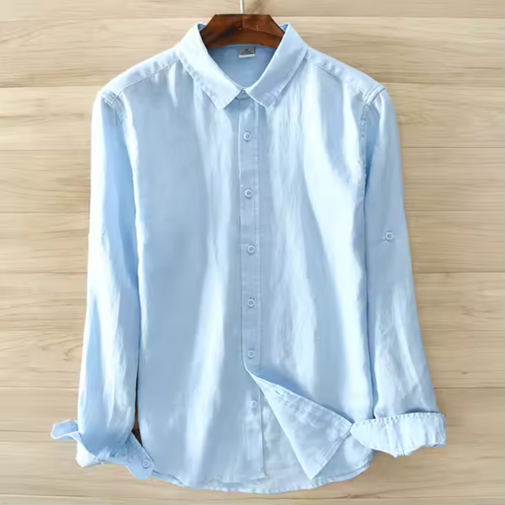 Camisa-de-Linho-Masculina-Calviori-Italy-3