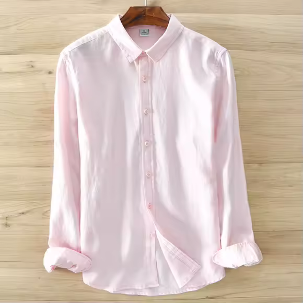 Camisa-de-Linho-Masculina-Calviori-Italy-7