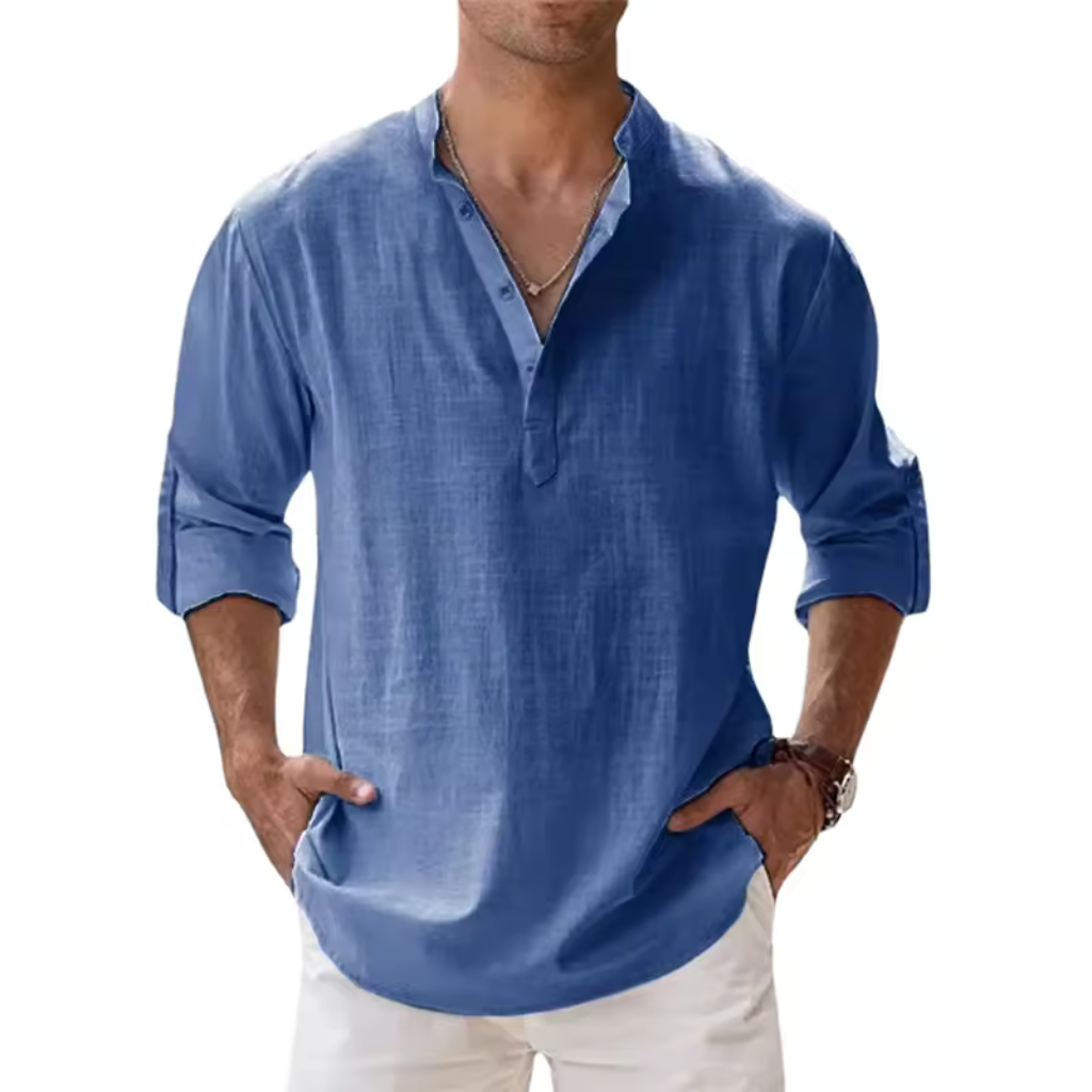 Camisa-de-Linho-Masculina-Calviori-Ocean-5