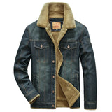 Jaqueta Jeans Masculina Calviori Acolchoada