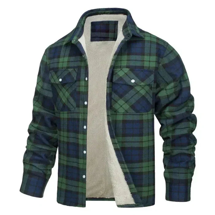 Jaqueta-Masculina-Xadrez-Calviori-Noir-1