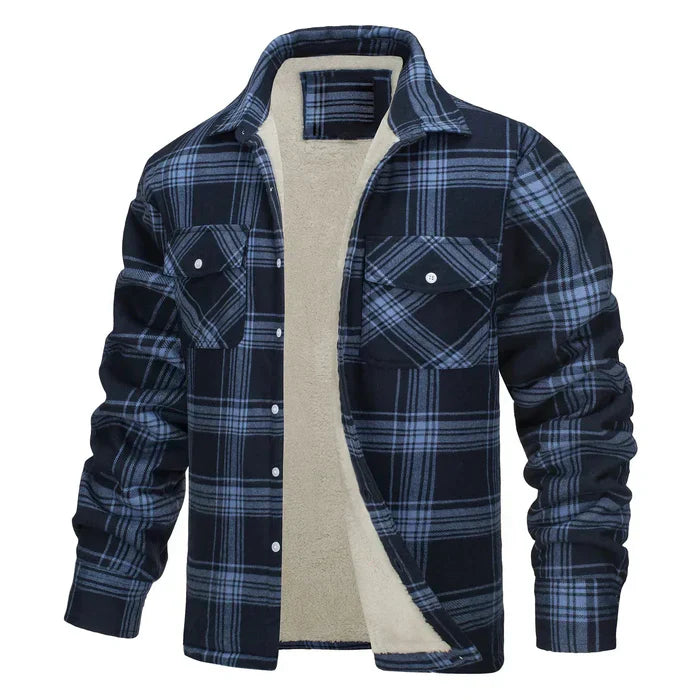 Jaqueta-Masculina-Xadrez-Calviori-Noir-2