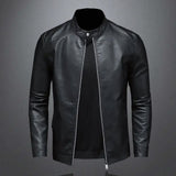 Jaqueta Masculina em Couro Calviori Biker